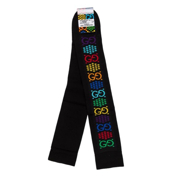 Gucci Psychedelic Multicolor Rainbow GG Logo Socks - Picture 10 of 10